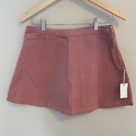 Forever 21 Corduroy Skirt Medium Pink New - Picture 1 of 7